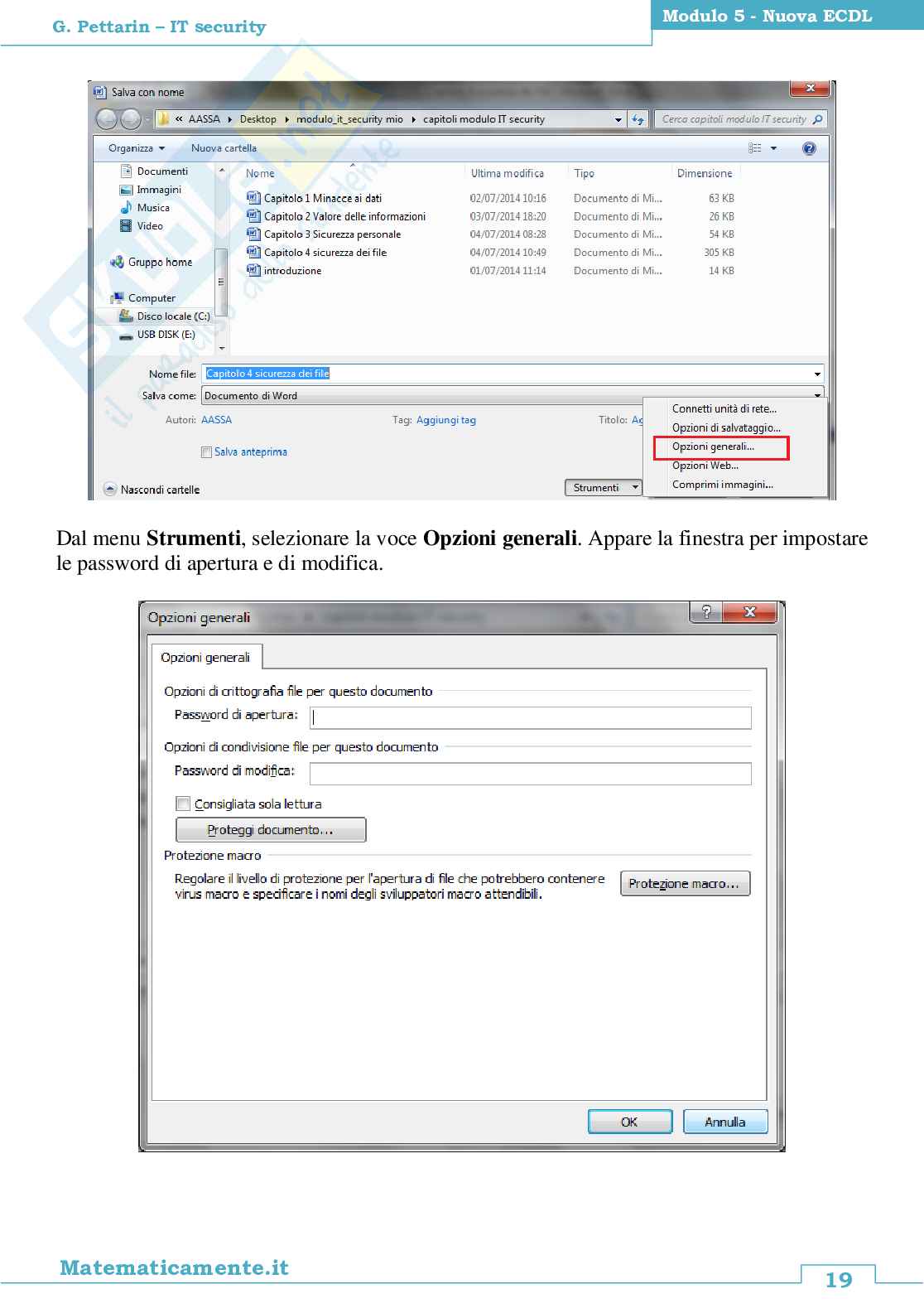 10. Nuova ECDL modulo 5: IT Security (ebook) Pag. 21