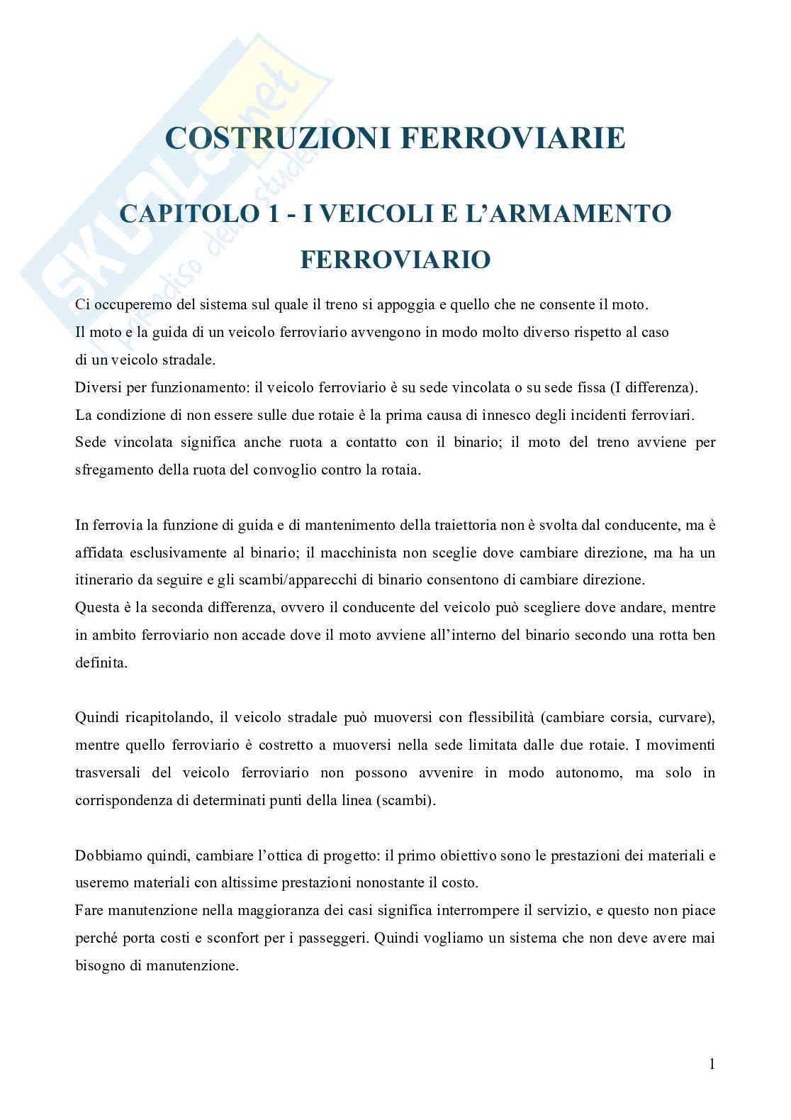 Costruzioni ferroviarie Pag. 1