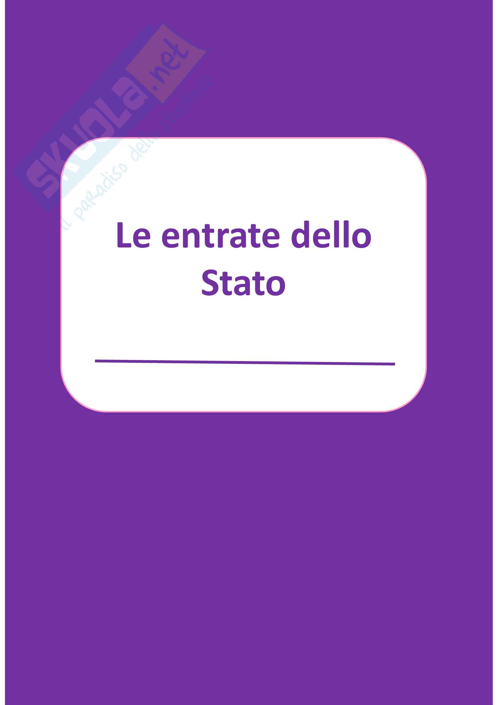 Le entrate dello Stato Pag. 1