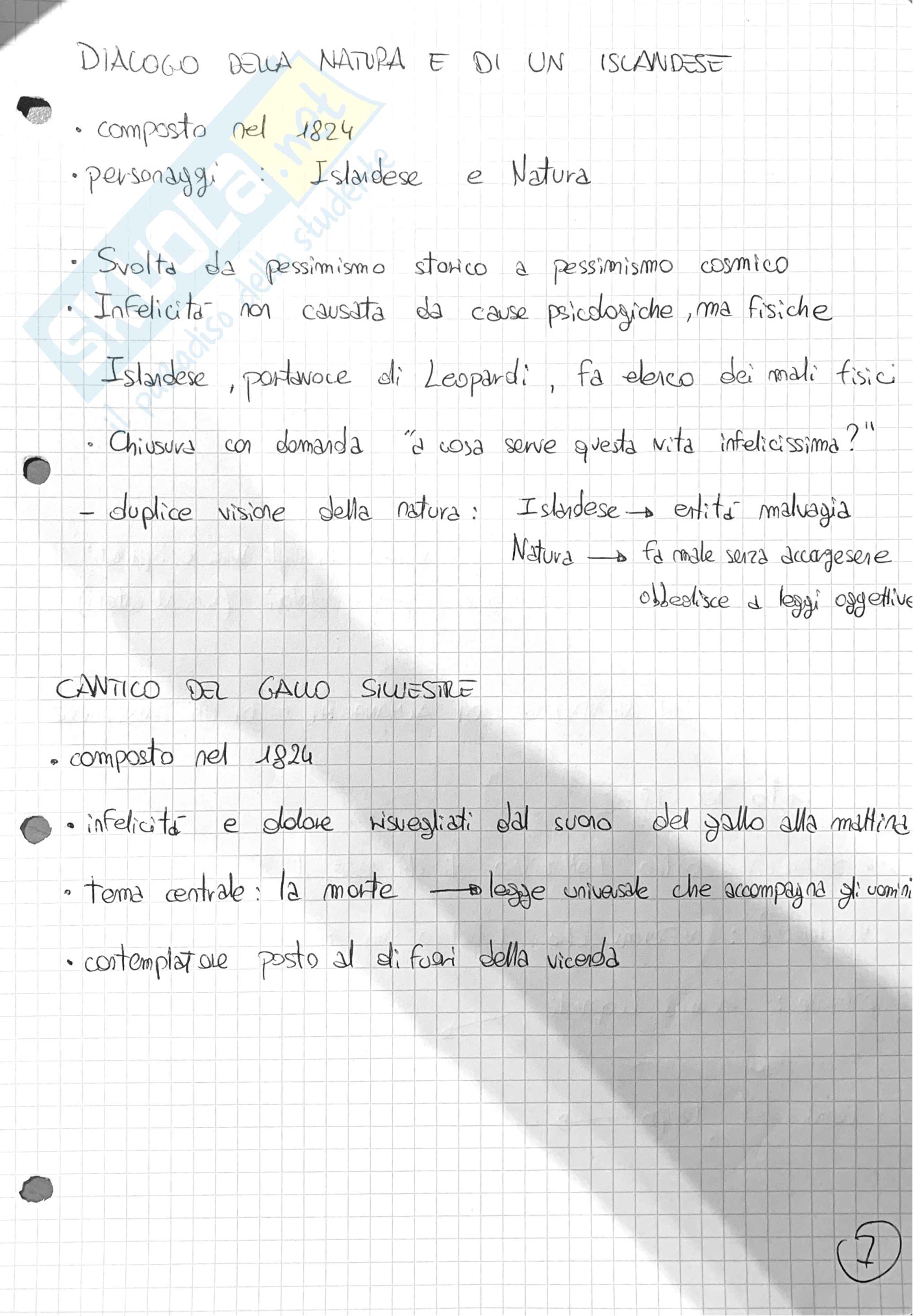Appunti su Giacomo Leopardi Pag. 11