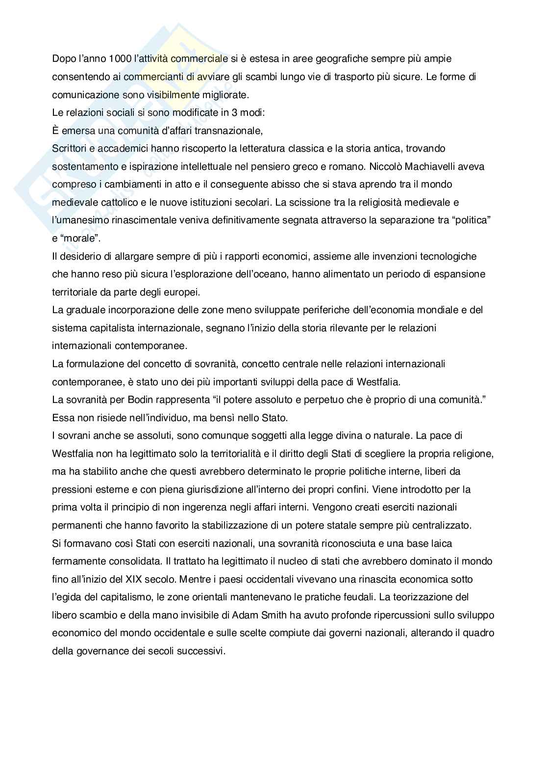Relazioni internazionali Pag. 6