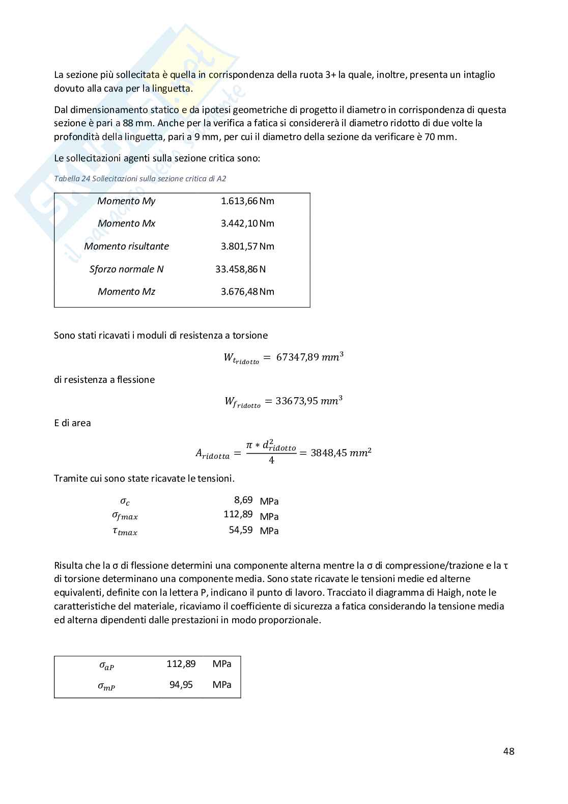 Relazione Costruzione di macchine Pag. 46