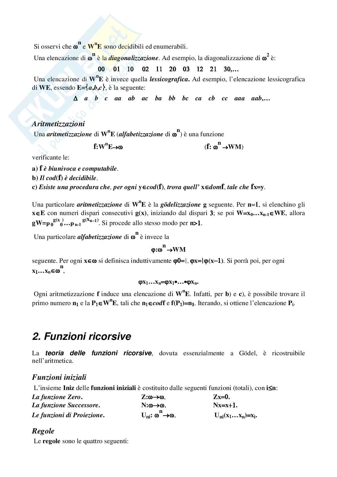 Teoria degli algoritmi Pag. 2