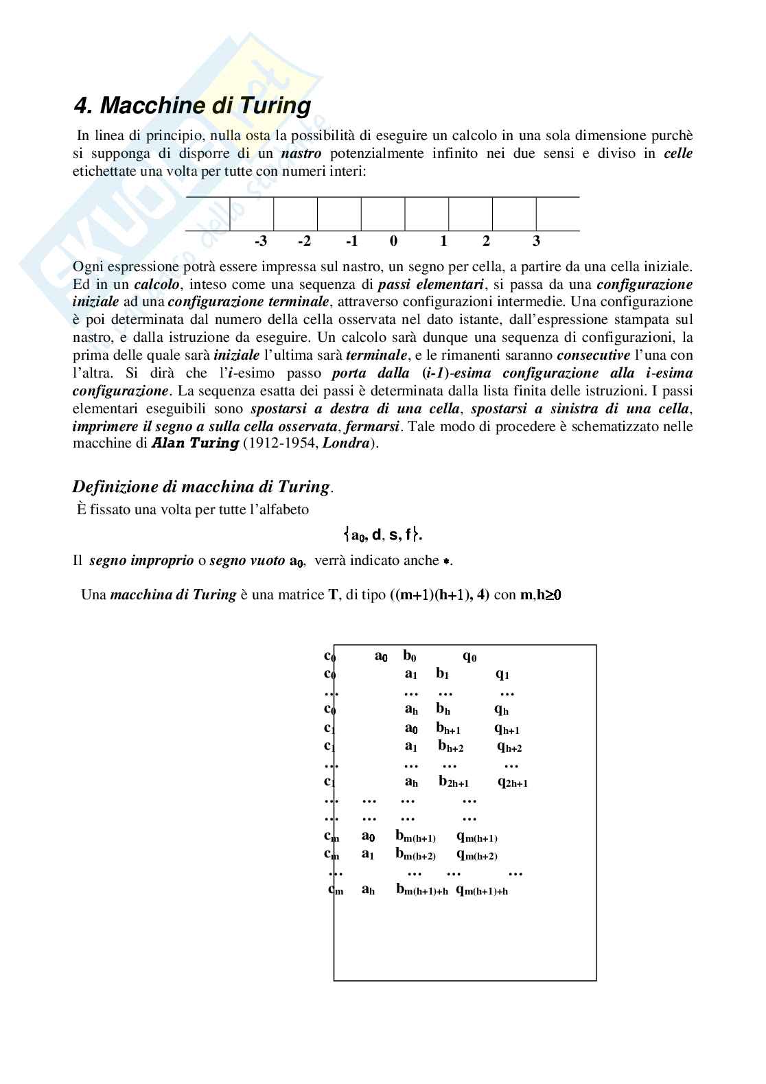 Teoria degli algoritmi Pag. 6