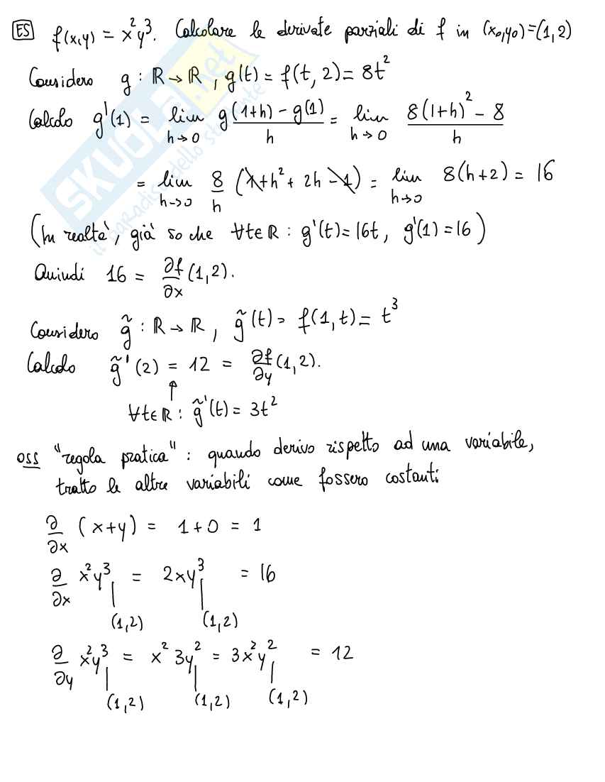 Funzioni reali a più variabili Pag. 46