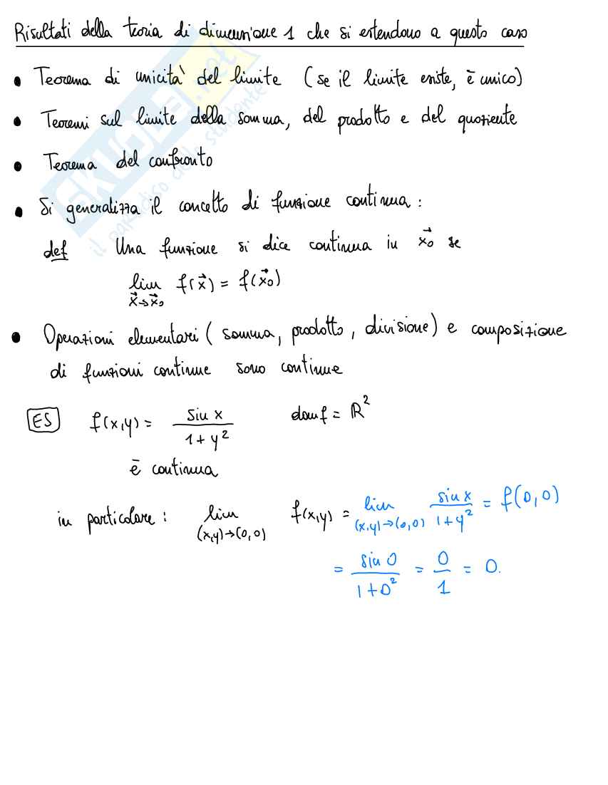 Funzioni reali a più variabili Pag. 6