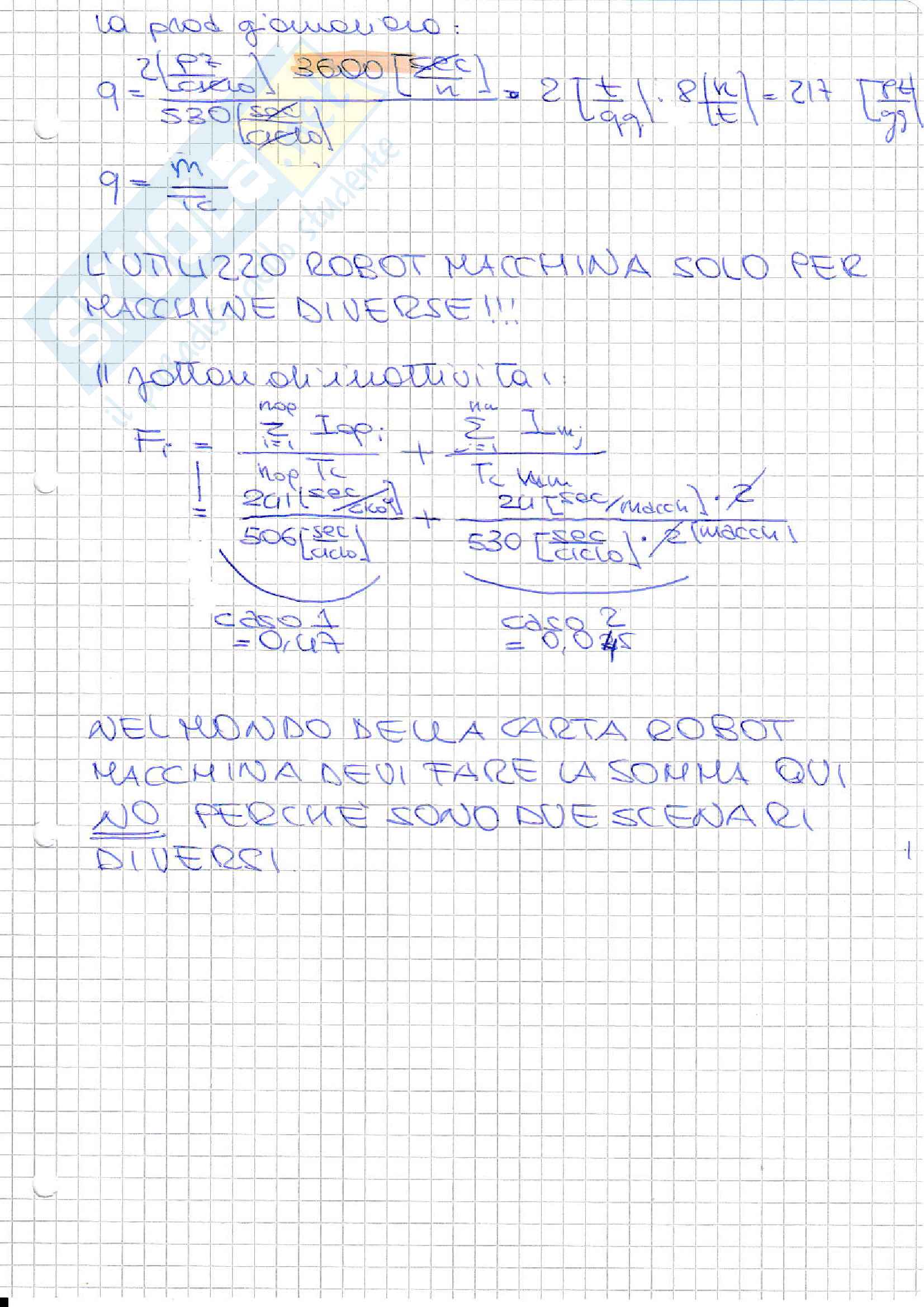 Esercizi Impianti Industriali Modulo 2