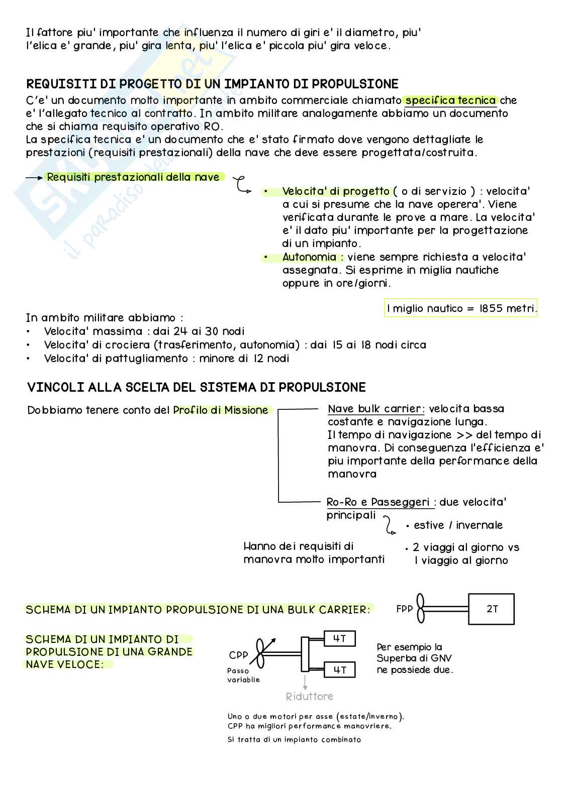 Appunti Impianti Navali [parte di propulsione] Pag. 2