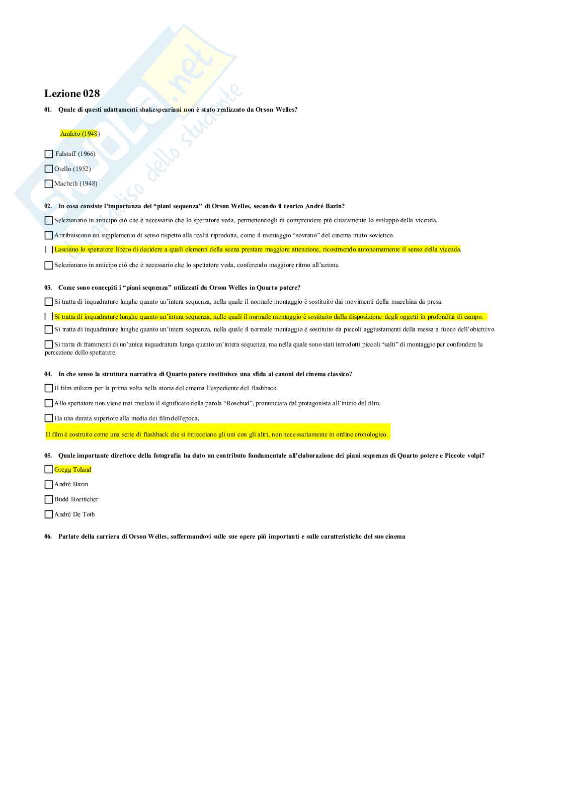 Paniere Storia del cinema Pag. 36