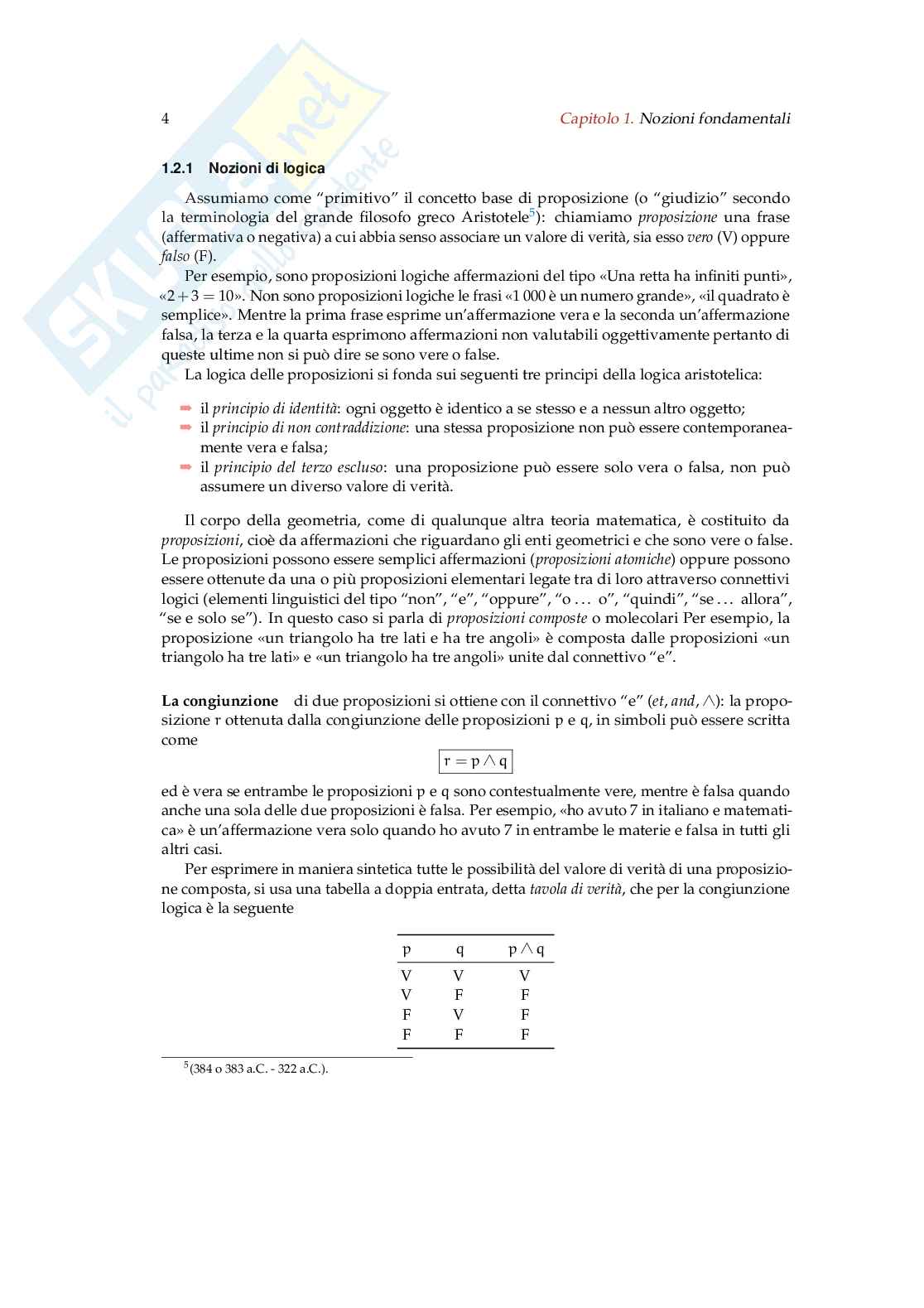 Geometria Razionale: manuale di geometria per il biennio della scuola secondaria di 2° grado Pag. 16