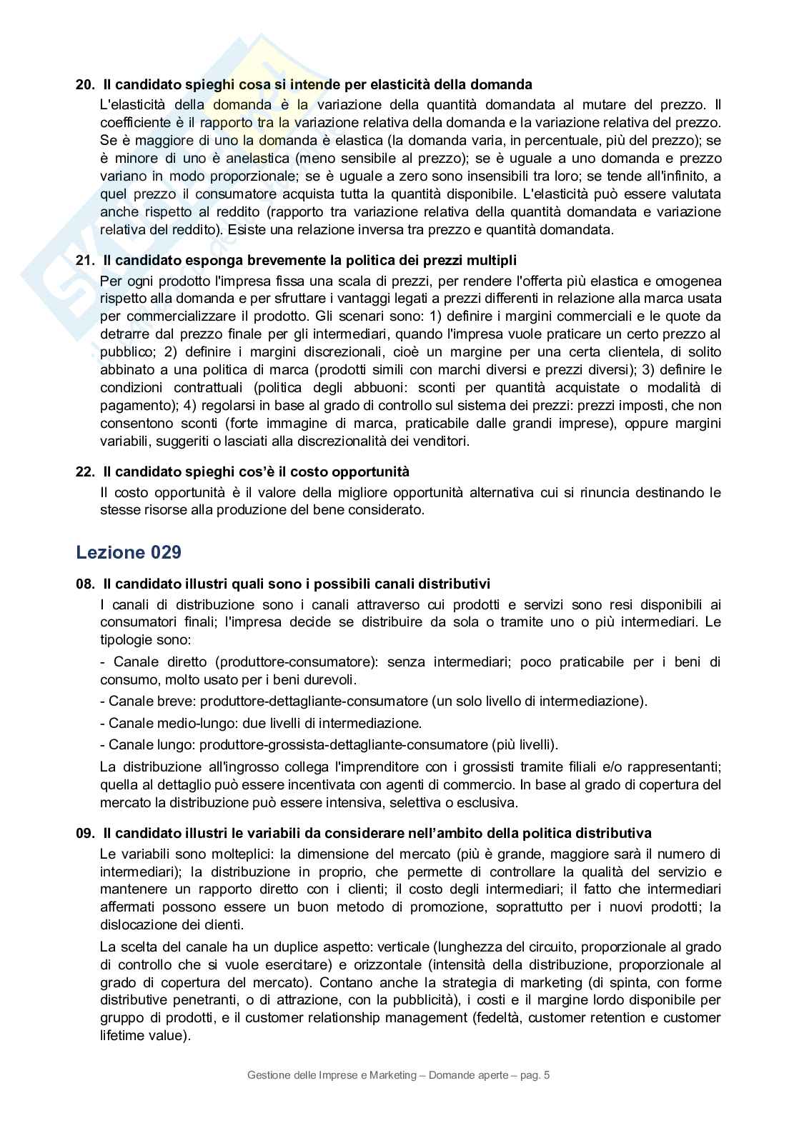 Paniere completo Gestione delle imprese e marketing, 2026  Pag. 31