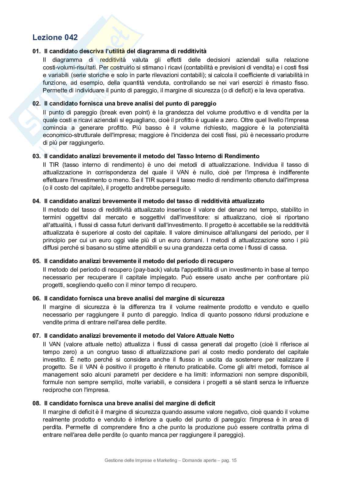 Paniere completo Gestione delle imprese e marketing, 2026  Pag. 41
