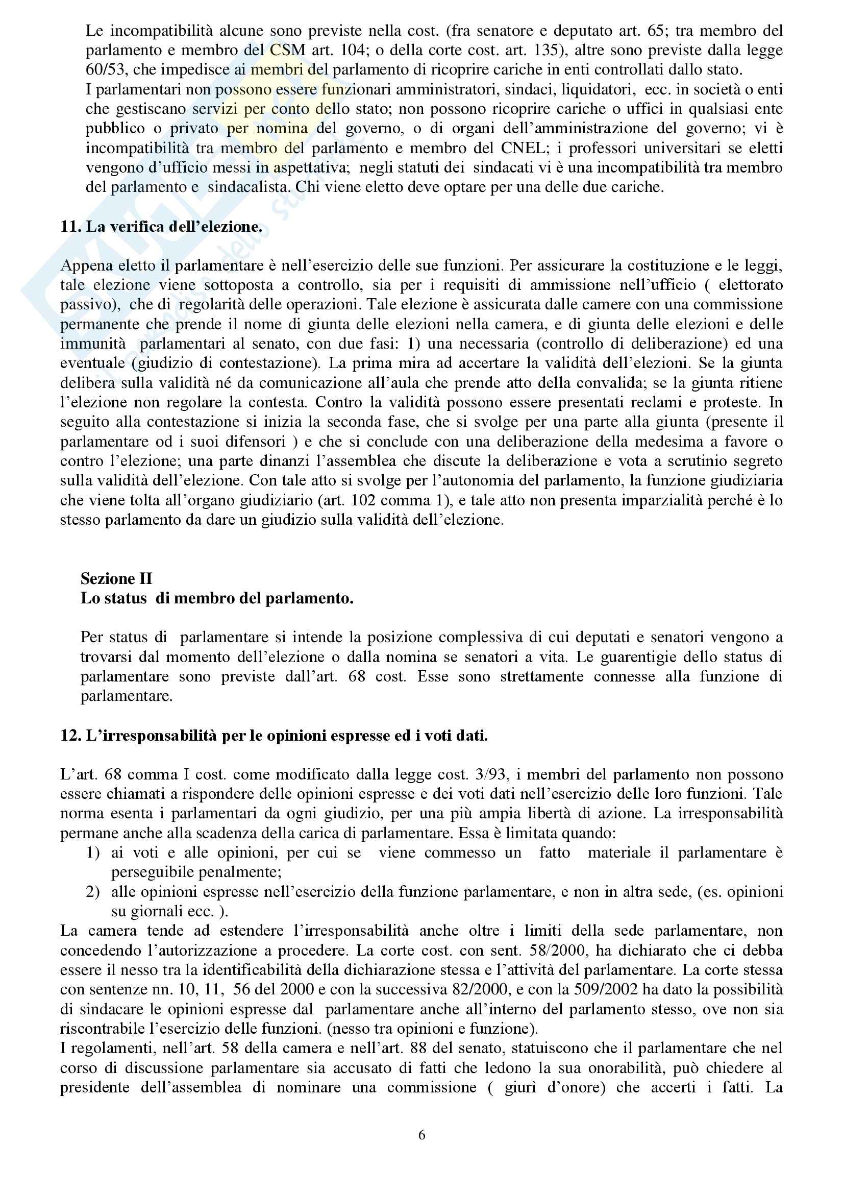 Diritto Costituzionale Pag. 6