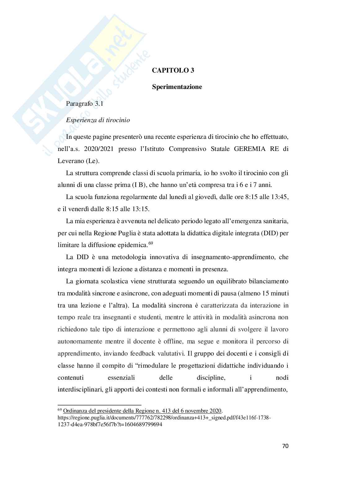 Povertà educativa e fioritura umana Pag. 71