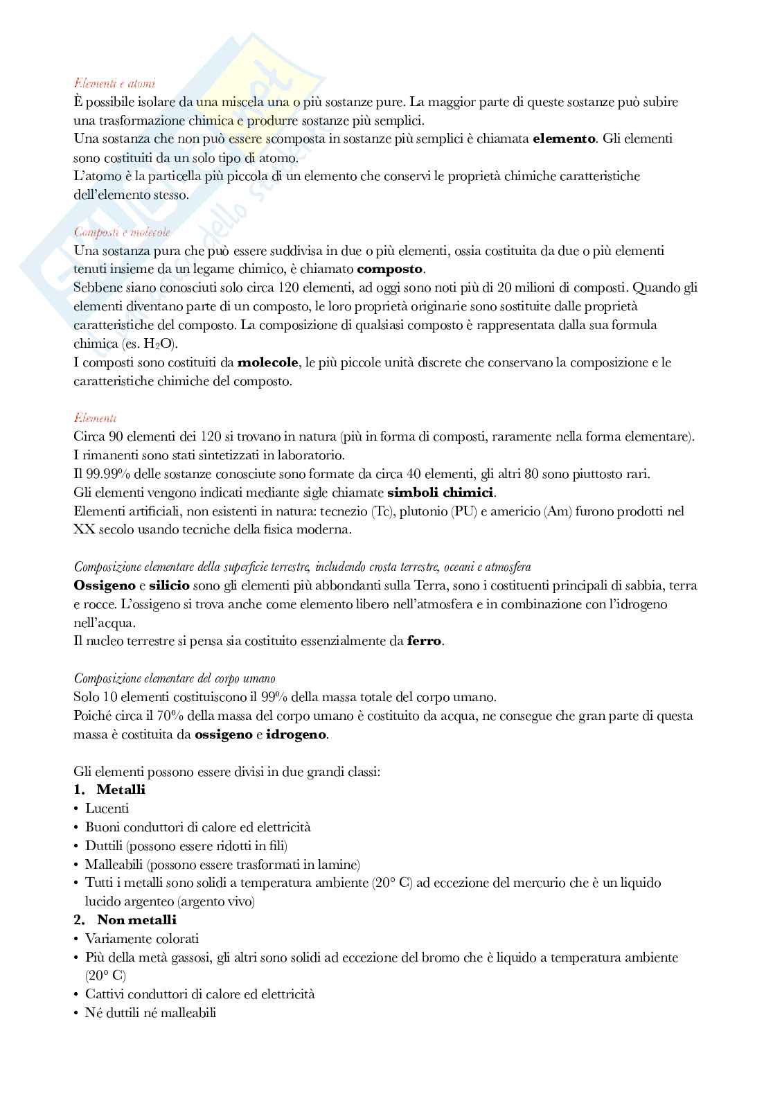 Chimica generale e inorganica  Pag. 2