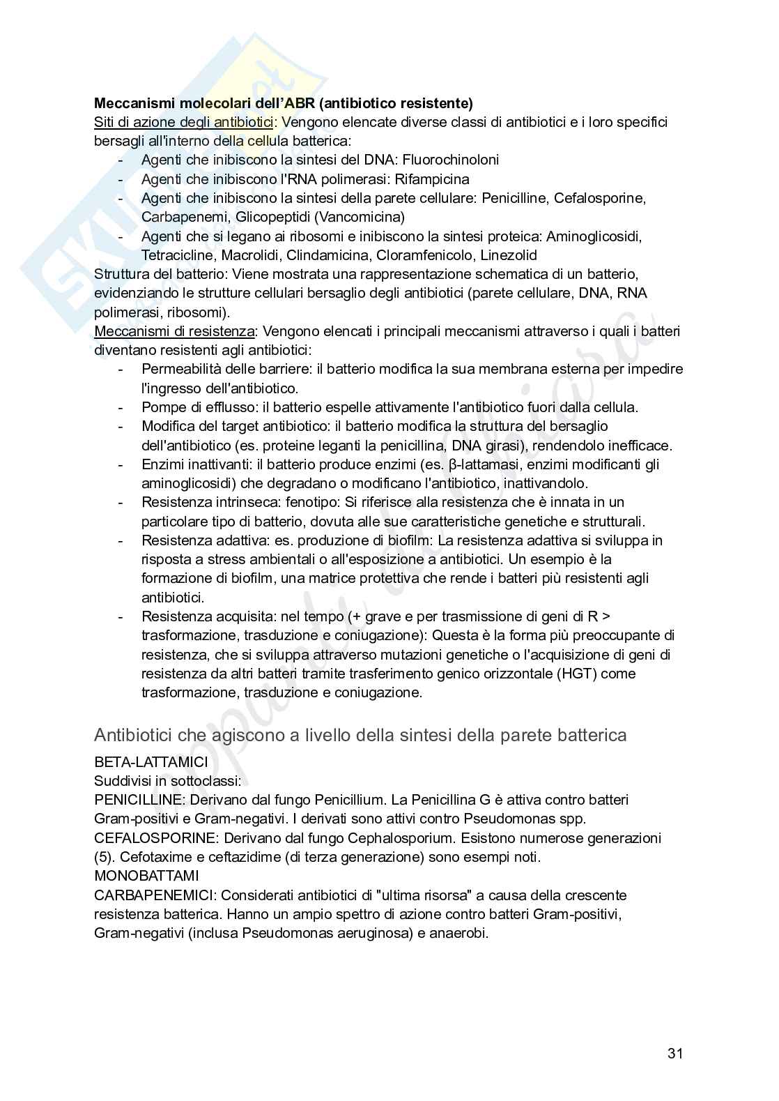 Microbiologia per infermieristica Pag. 31