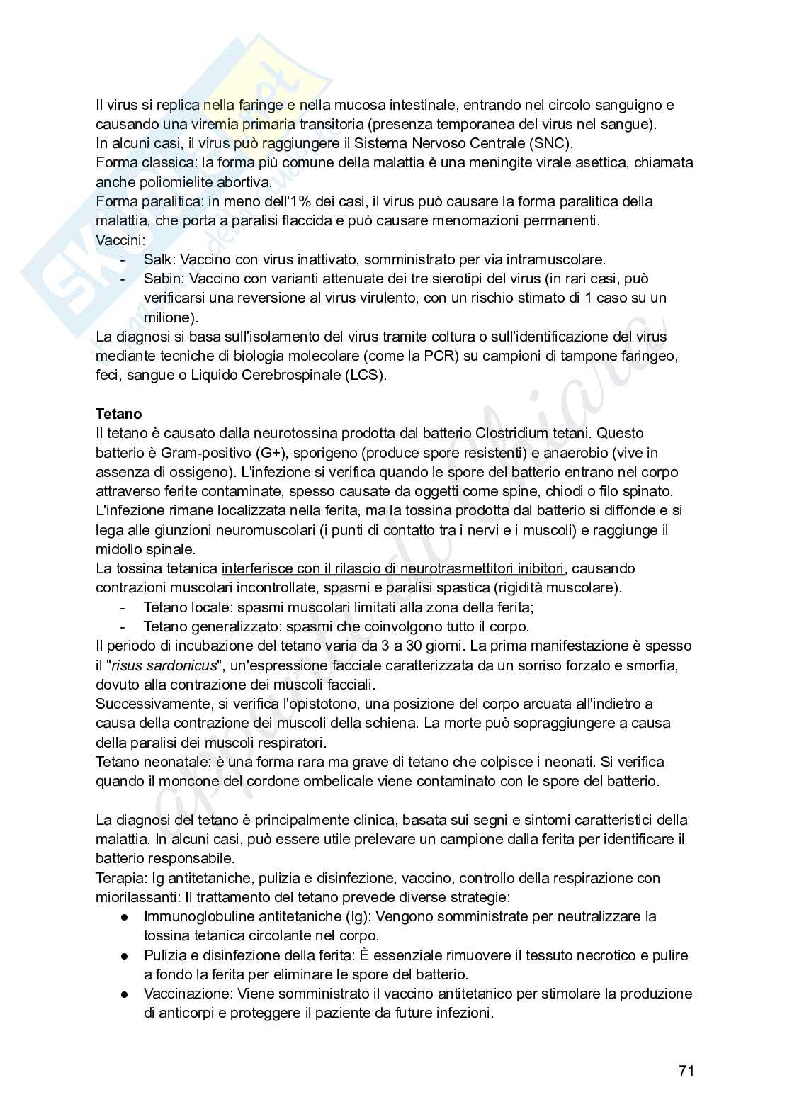 Microbiologia per infermieristica Pag. 71