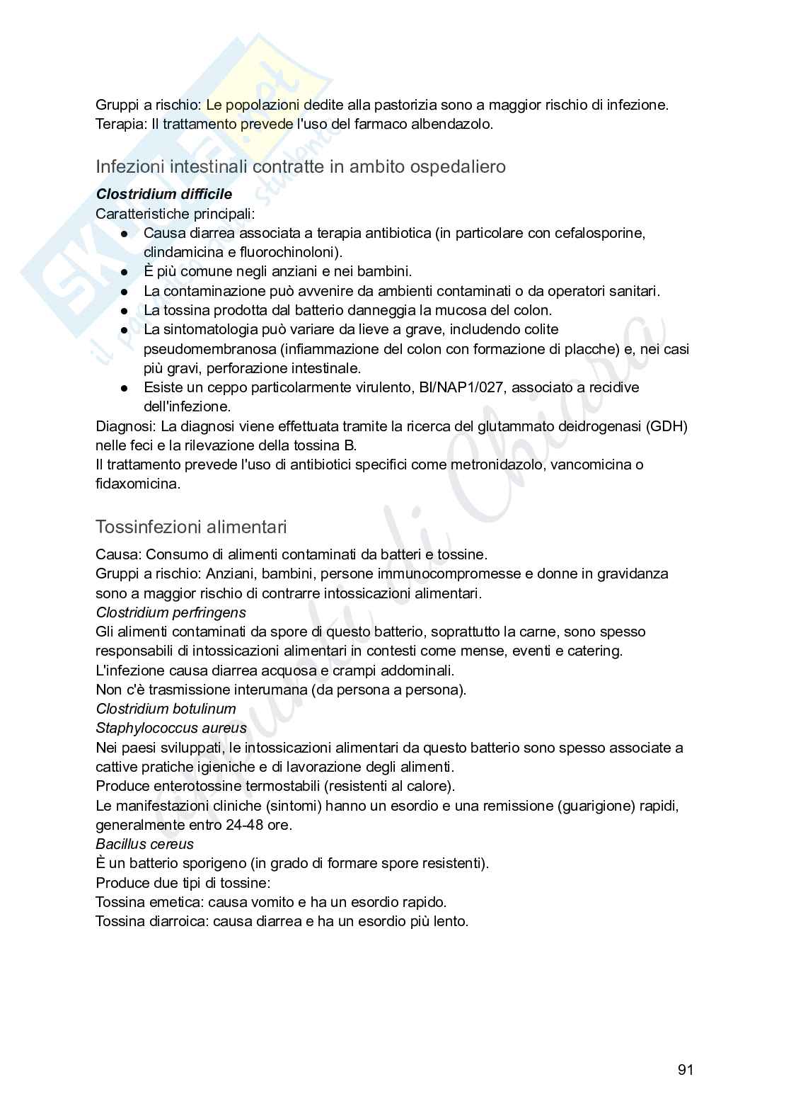 Microbiologia per infermieristica Pag. 91