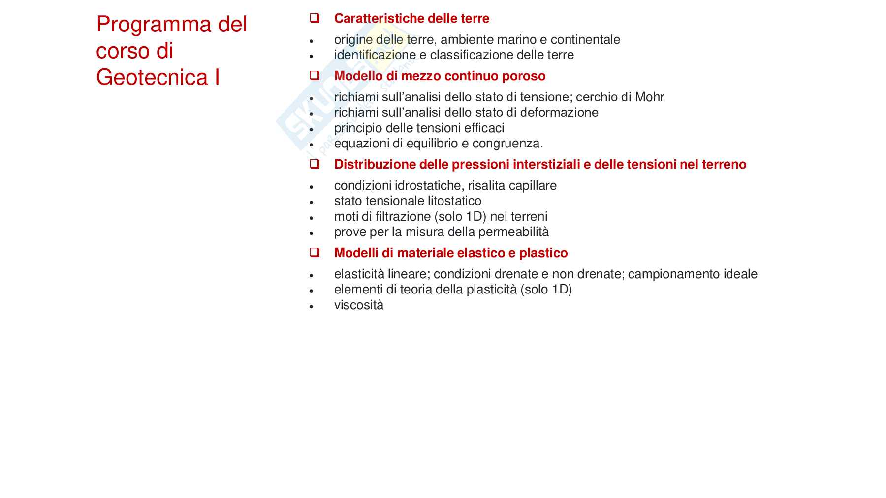 Appunti Geotecnica 1  Pag. 1