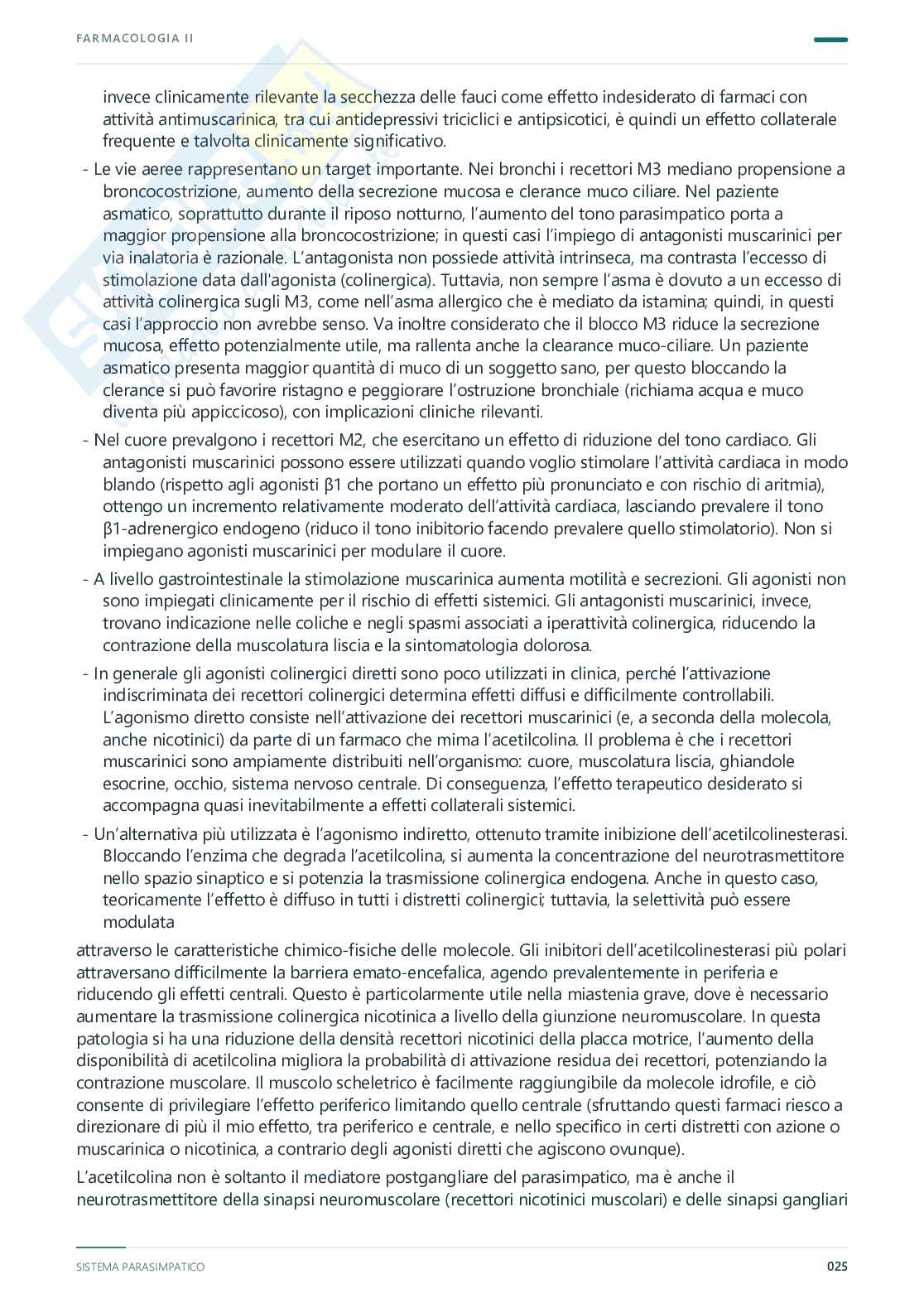 Farmacologia e farmacoterapia II – Appunti completi, farmaci e terapie, 2025/2026 Pag. 26