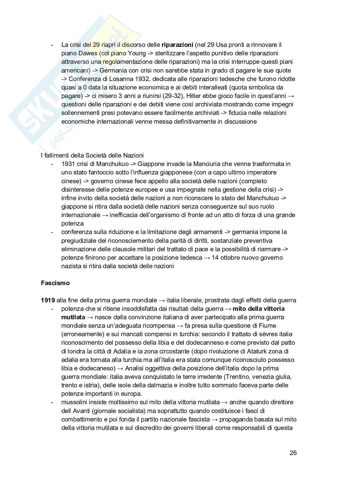 Storia delle relazioni internazionali Pag. 26