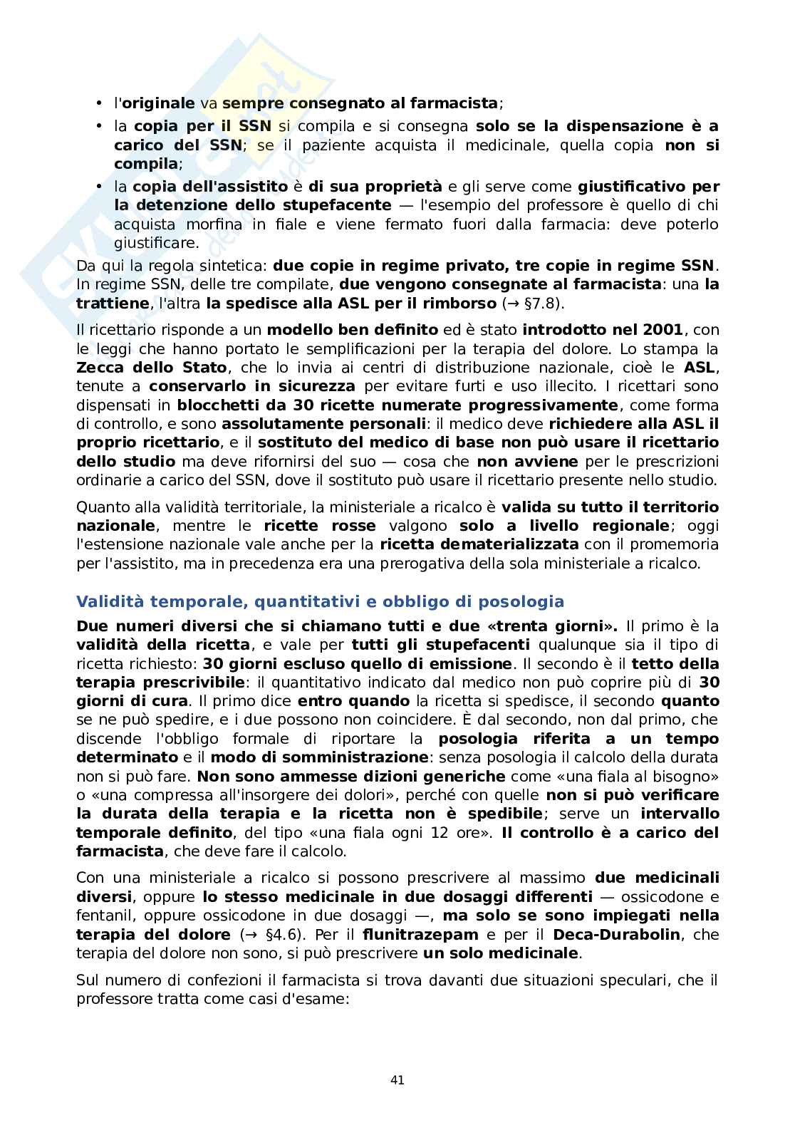Tecnologia e legislazione farmaceutica con laboratorio di preparazioni galeniche Pag. 41