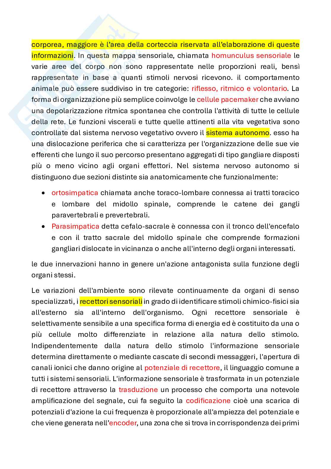 Appunti di Fisiologia animale con laboratorio Pag. 11