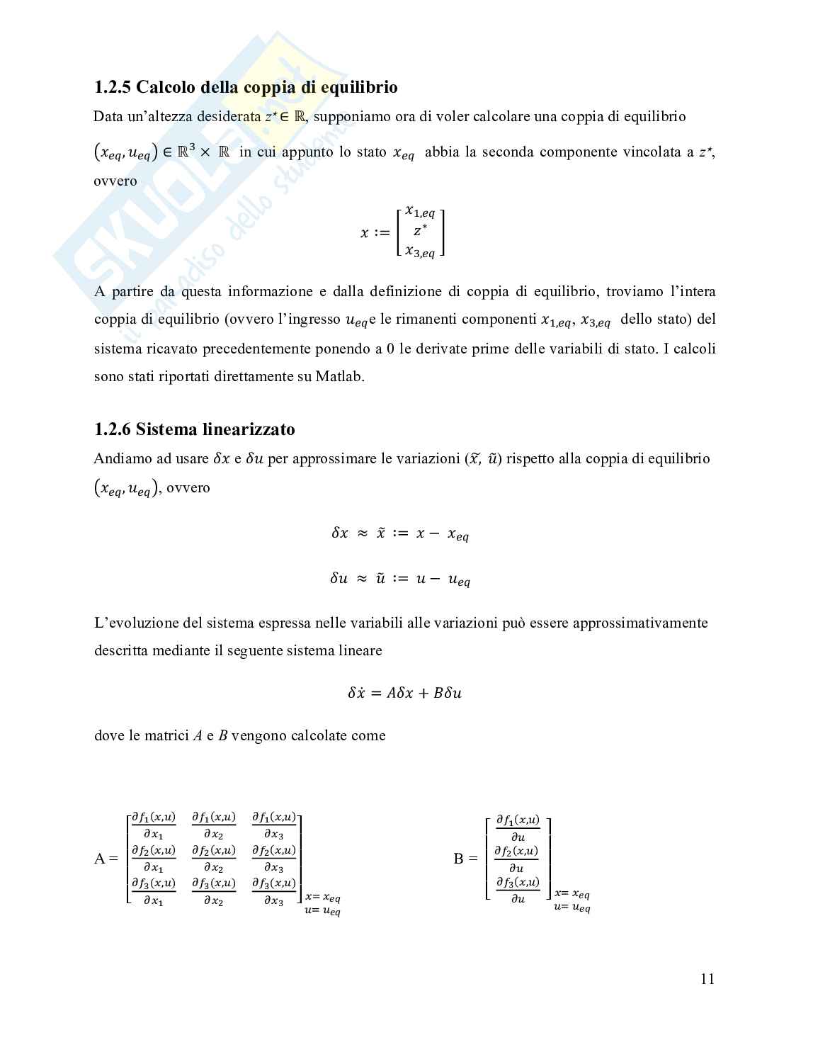 Tesina su Sistema di sollevamento con attuatore SMA Pag. 11
