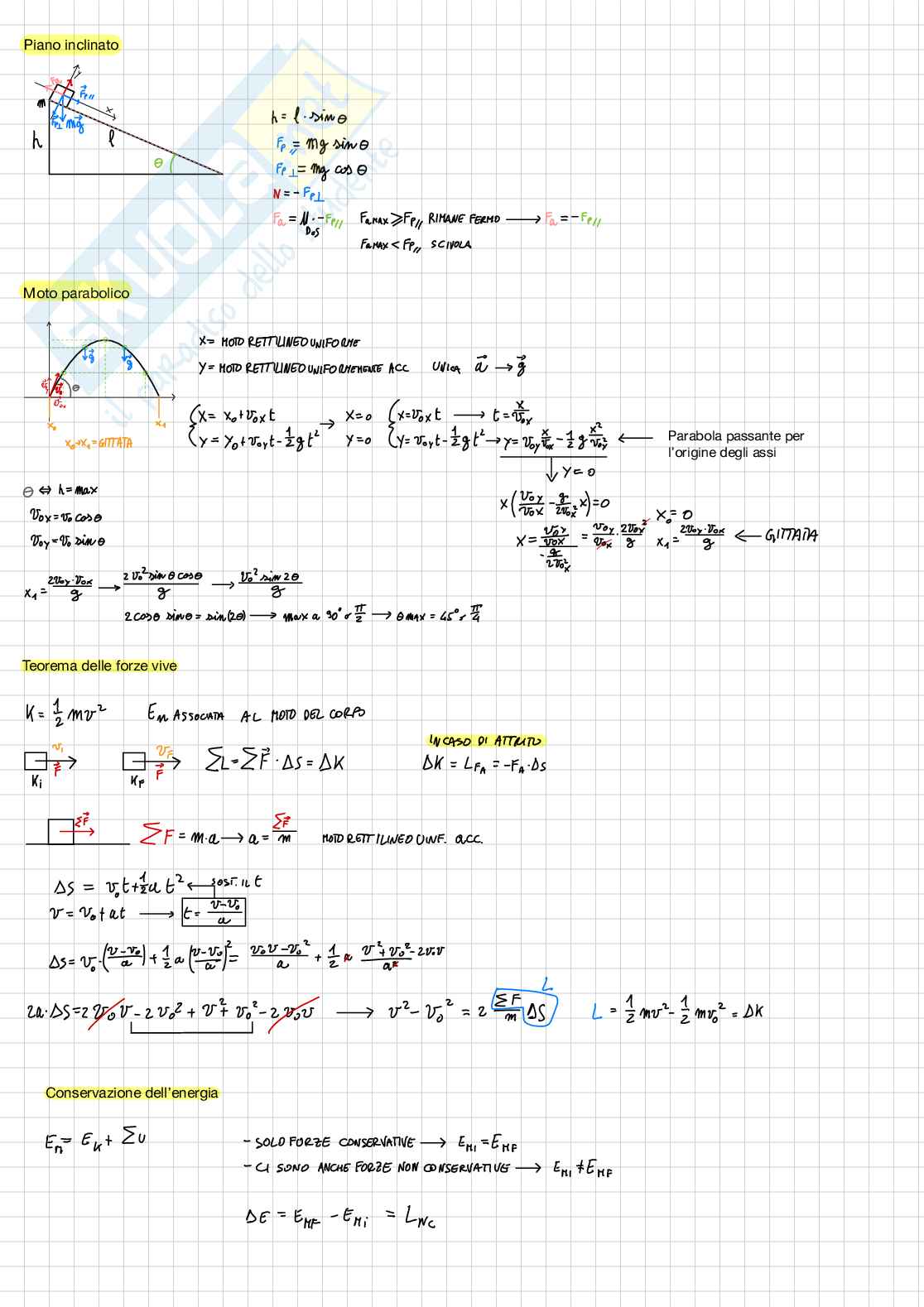 Dimostrazioni Fisica generale 1 e fluidodinamica Pag. 2