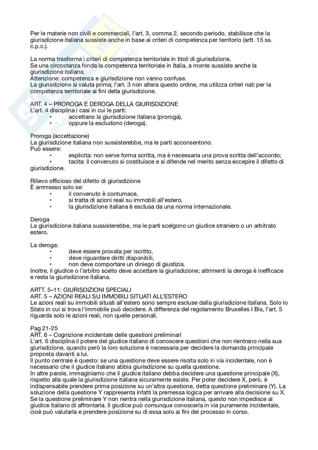 Diritto internazionale privato Pag. 11