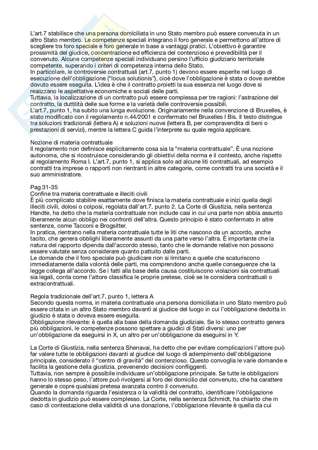 Diritto internazionale privato Pag. 16