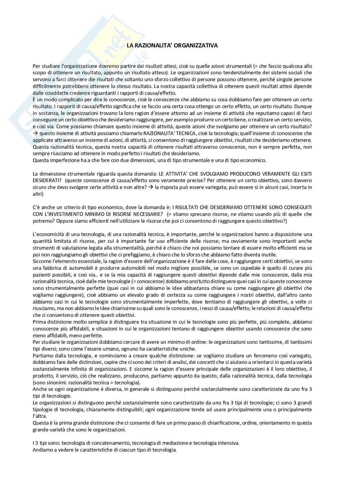 Corso integrale di organizzazione aziendale Pag. 1