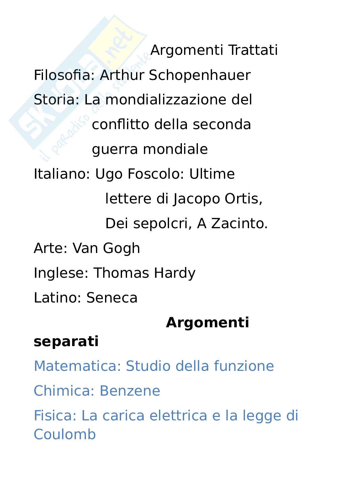 Essenza del dolore, tesina Pag. 2