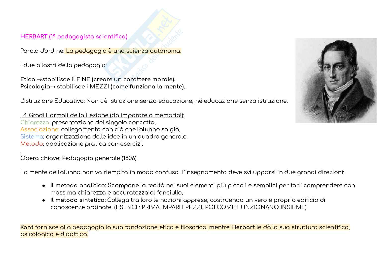 Riassunto esame Storia della pedagogia, Prof. Pizzigoni Francesca Davida, libro consigliato Vita scolastica e pratiche pedagogiche nell'Europa moderna, Morandini Pag. 31