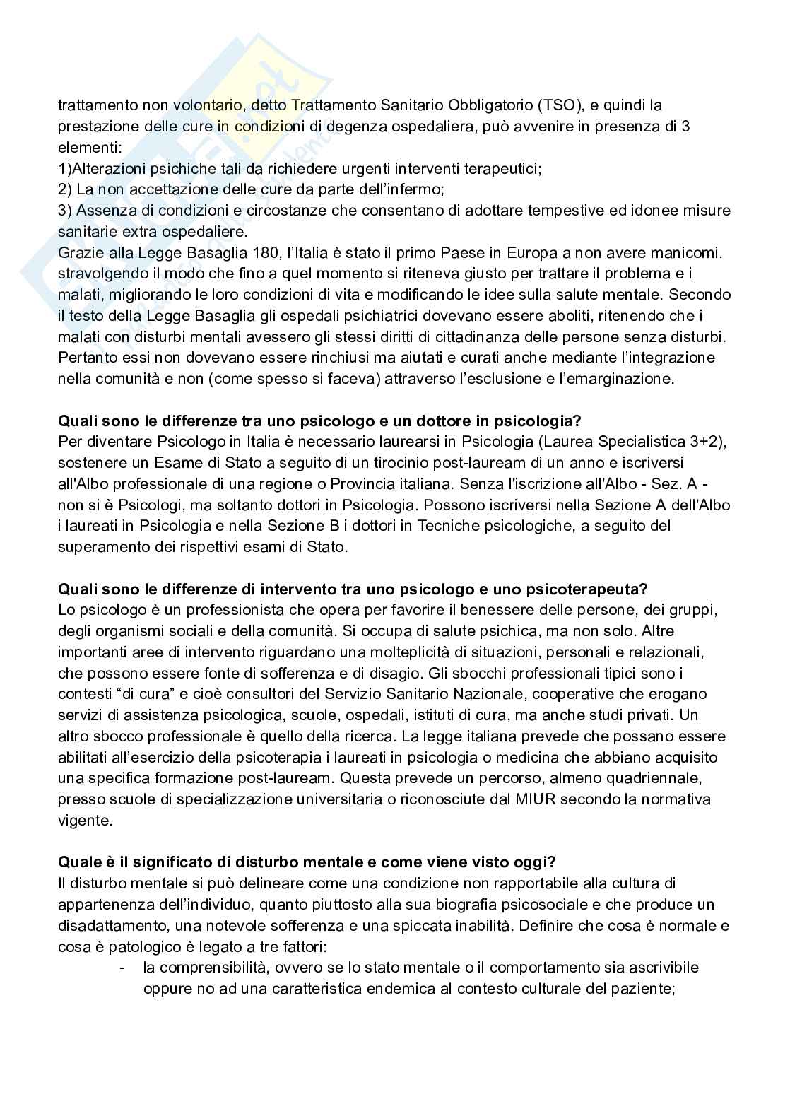 Psicologia clinica Pag. 2