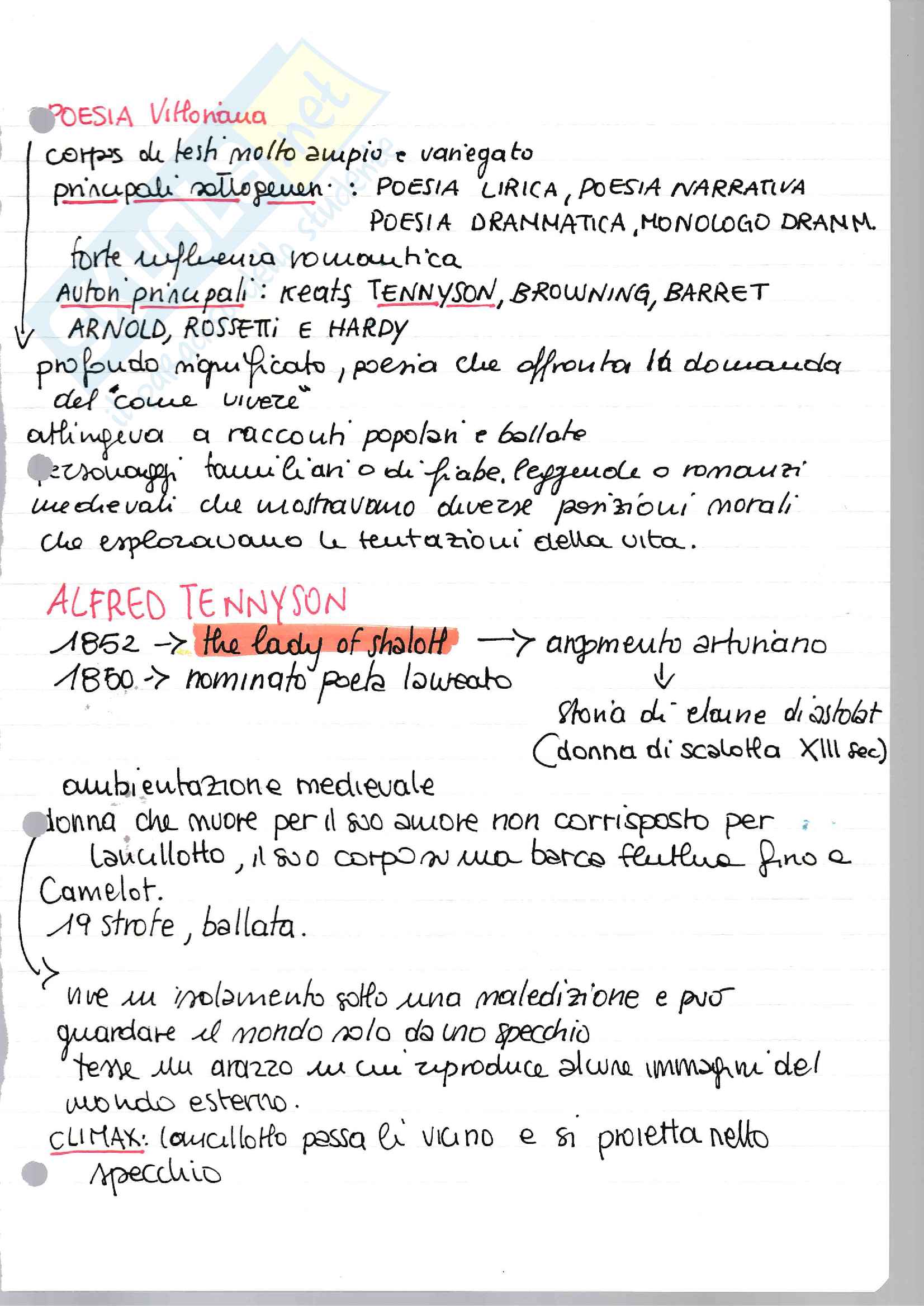 Appunti e riassunti per la seconda parte di Letteratura Inglese Pag. 6