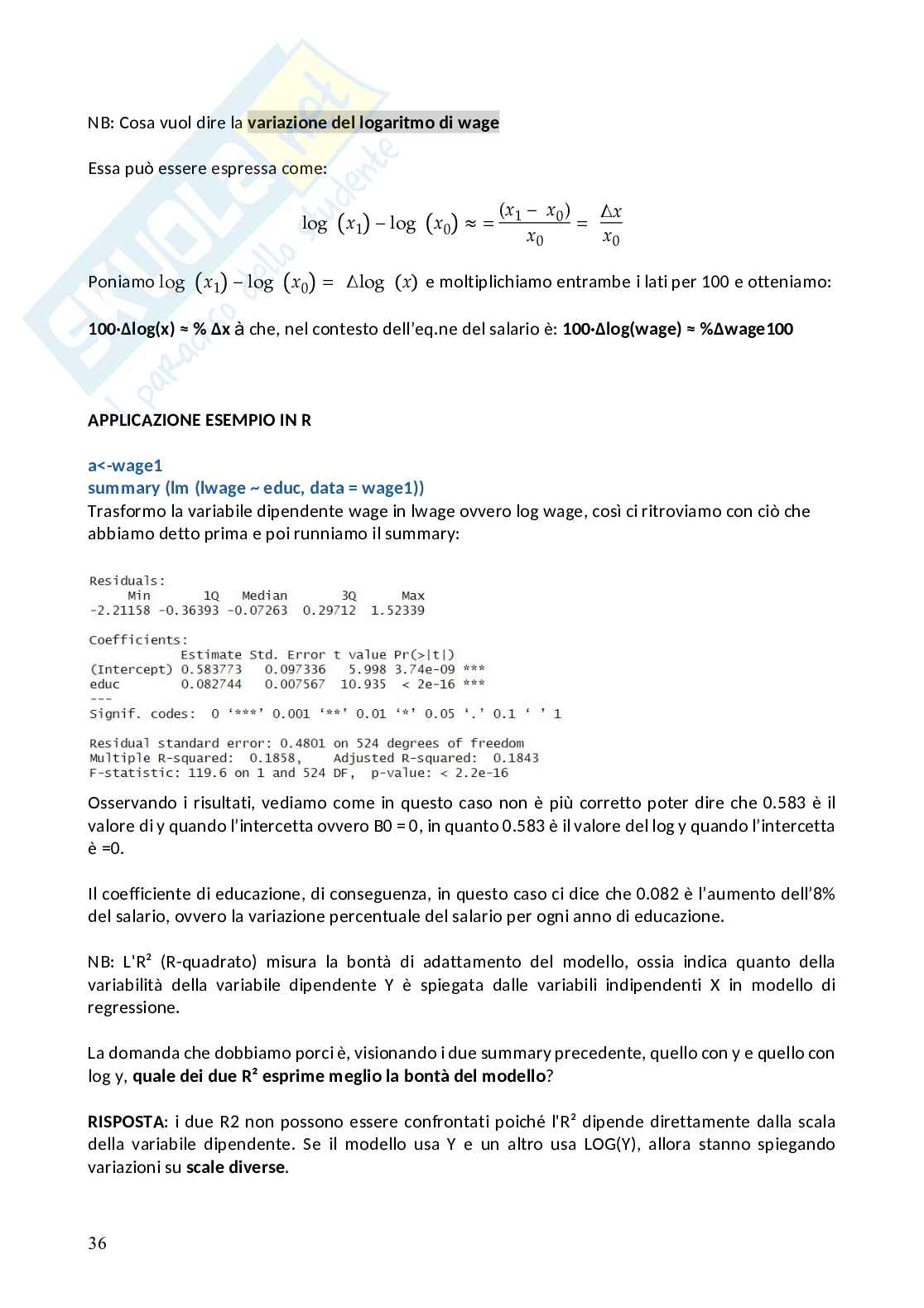 Econometria Pag. 36