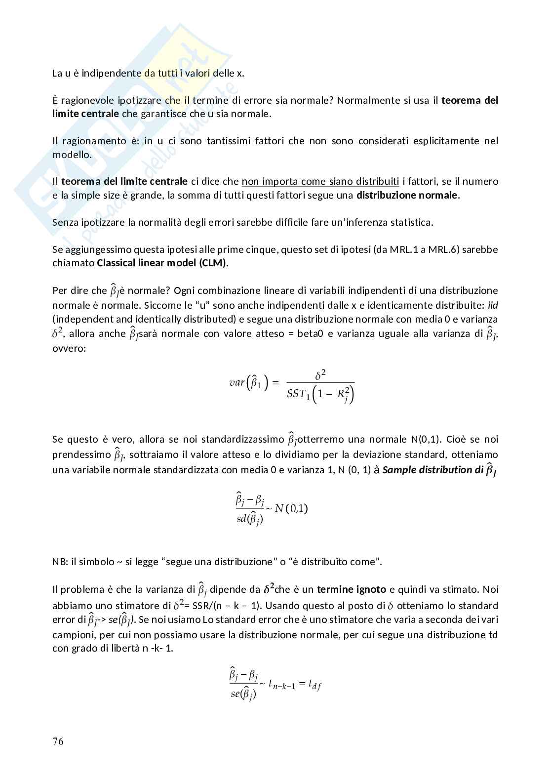 Econometria Pag. 76