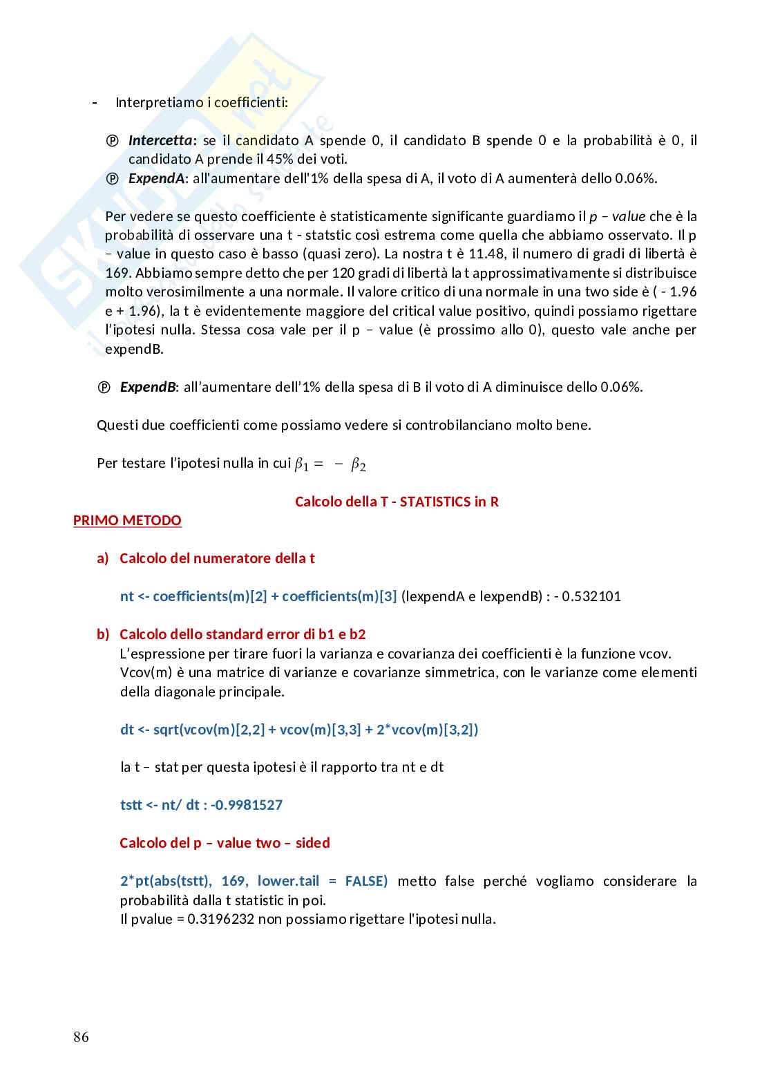 Econometria Pag. 86