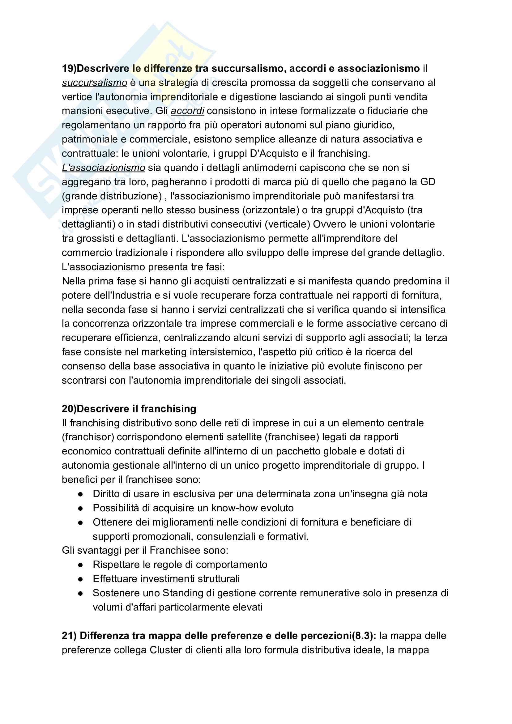 Marketing distributivo, riassunto prof Ravazzoni Pag. 6