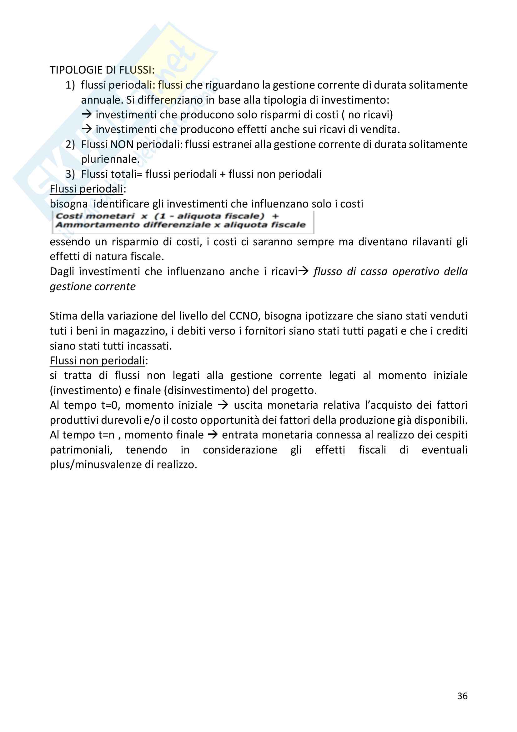 Appunti di Finanza aziendale Pag. 36