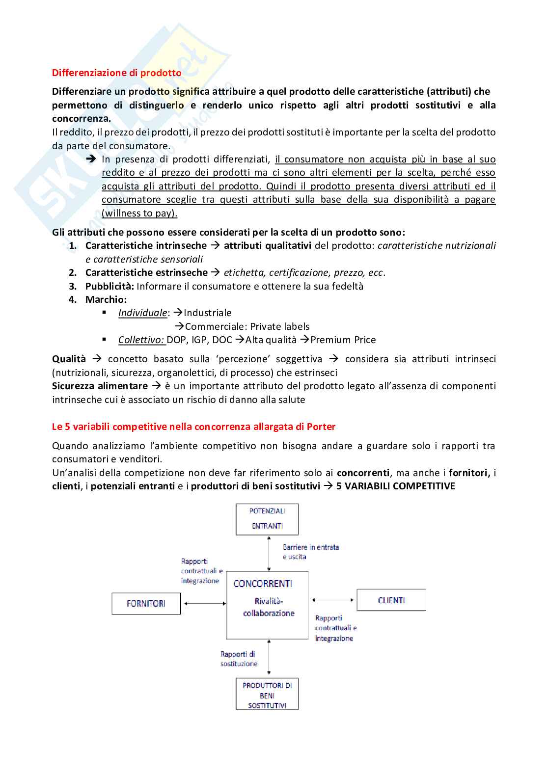 Appunti per l'Esame di Economia e Gestione dell'innovazione nell'Industria Alimentare Pag. 26