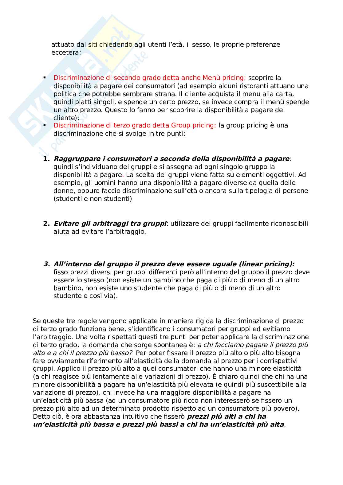Il comportamento dell'impresa Pag. 2