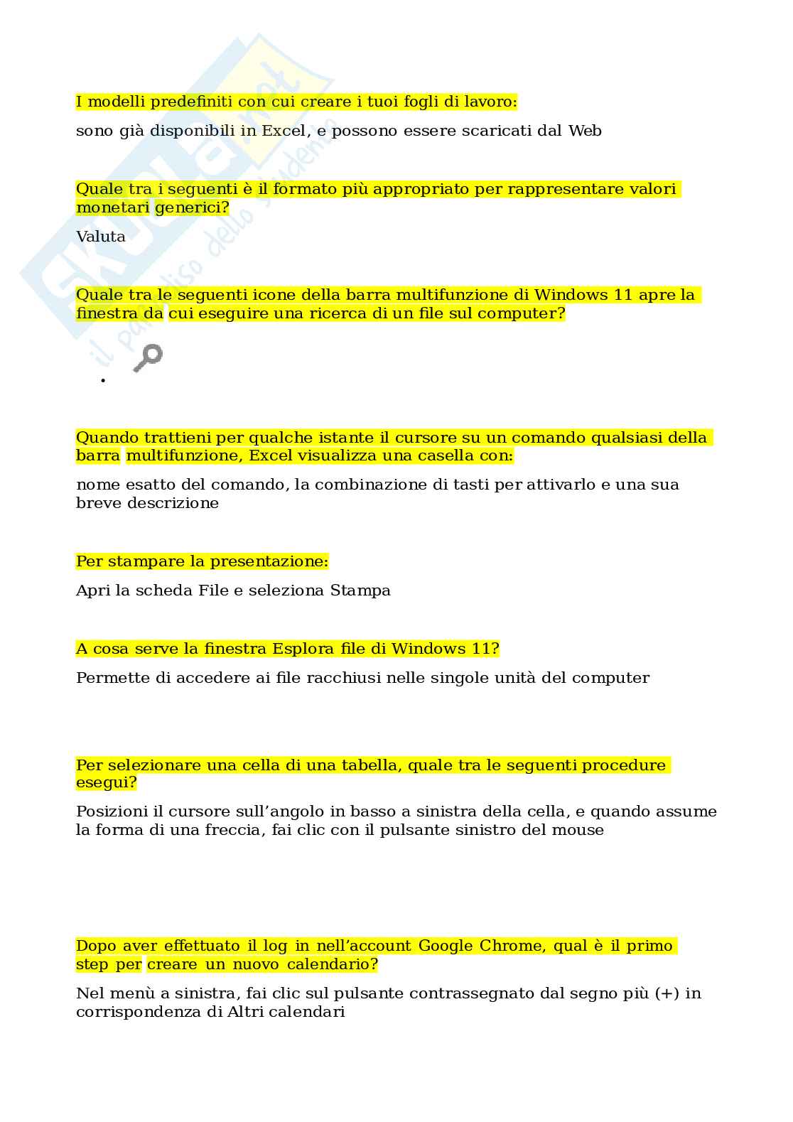 Didasko integrazione standard (Eipass 7 moduli): guida agli strumenti e applicazioni digitali. Aggiornato e completo. (ultima versione) Pag. 11