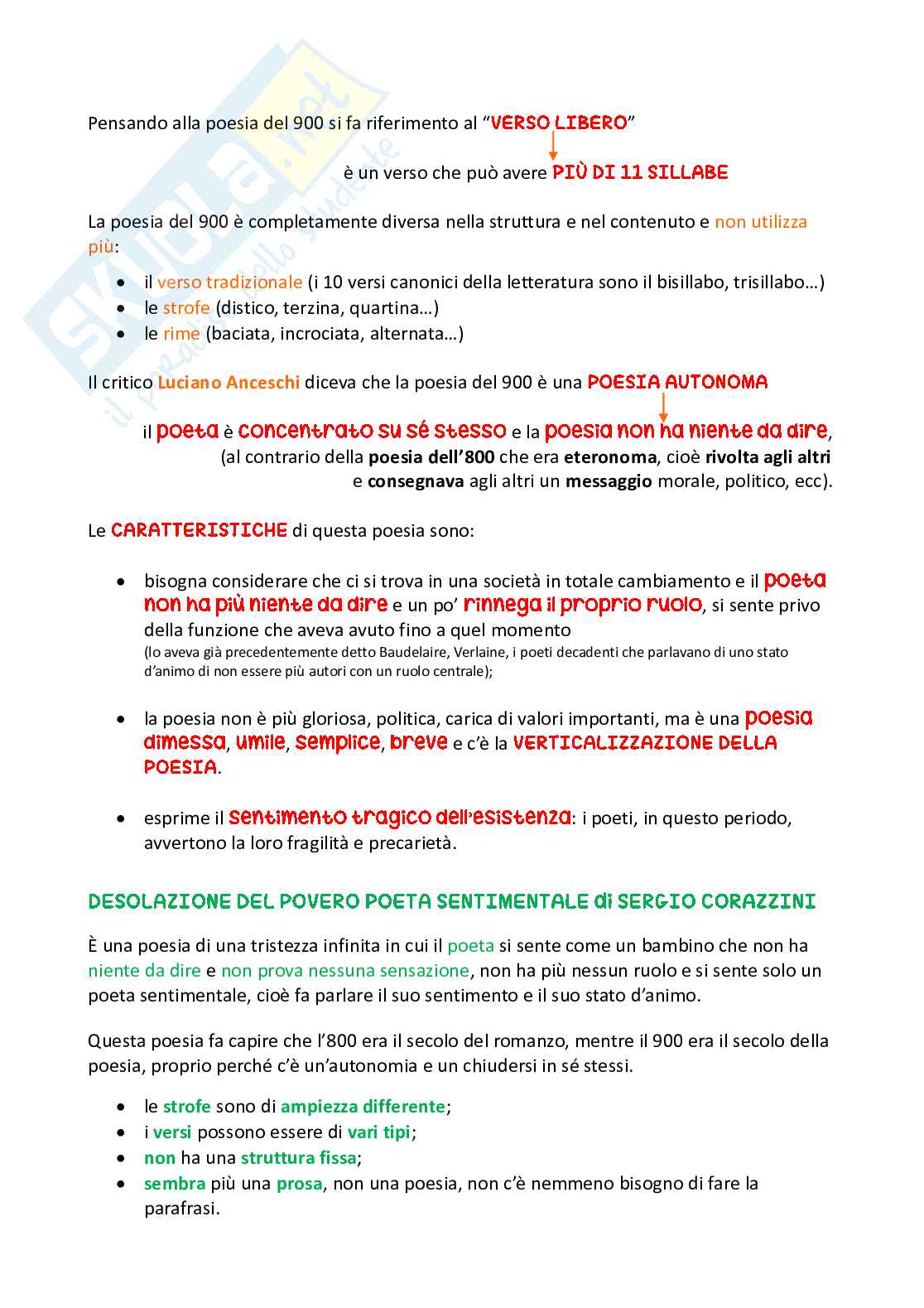 Ungaretti, Appunti Pag. 2
