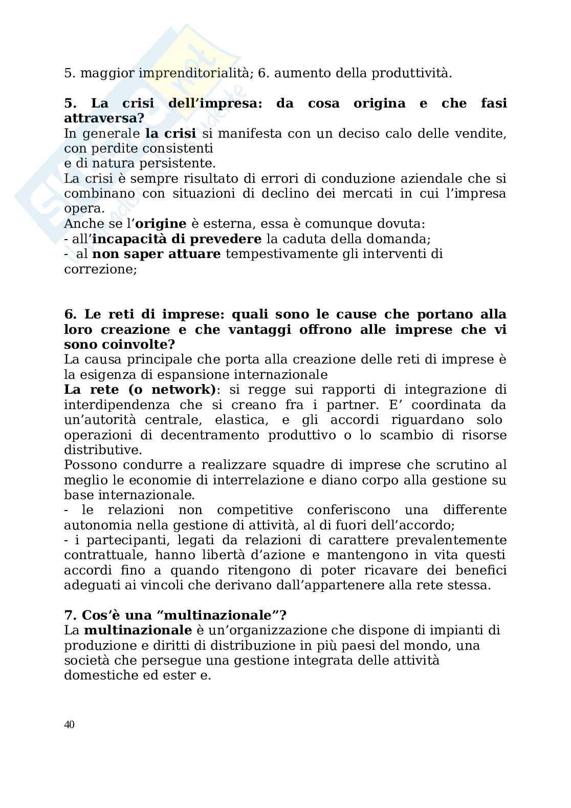 Paniere nuovo completo di economia e gestione delle imprese  Pag. 41