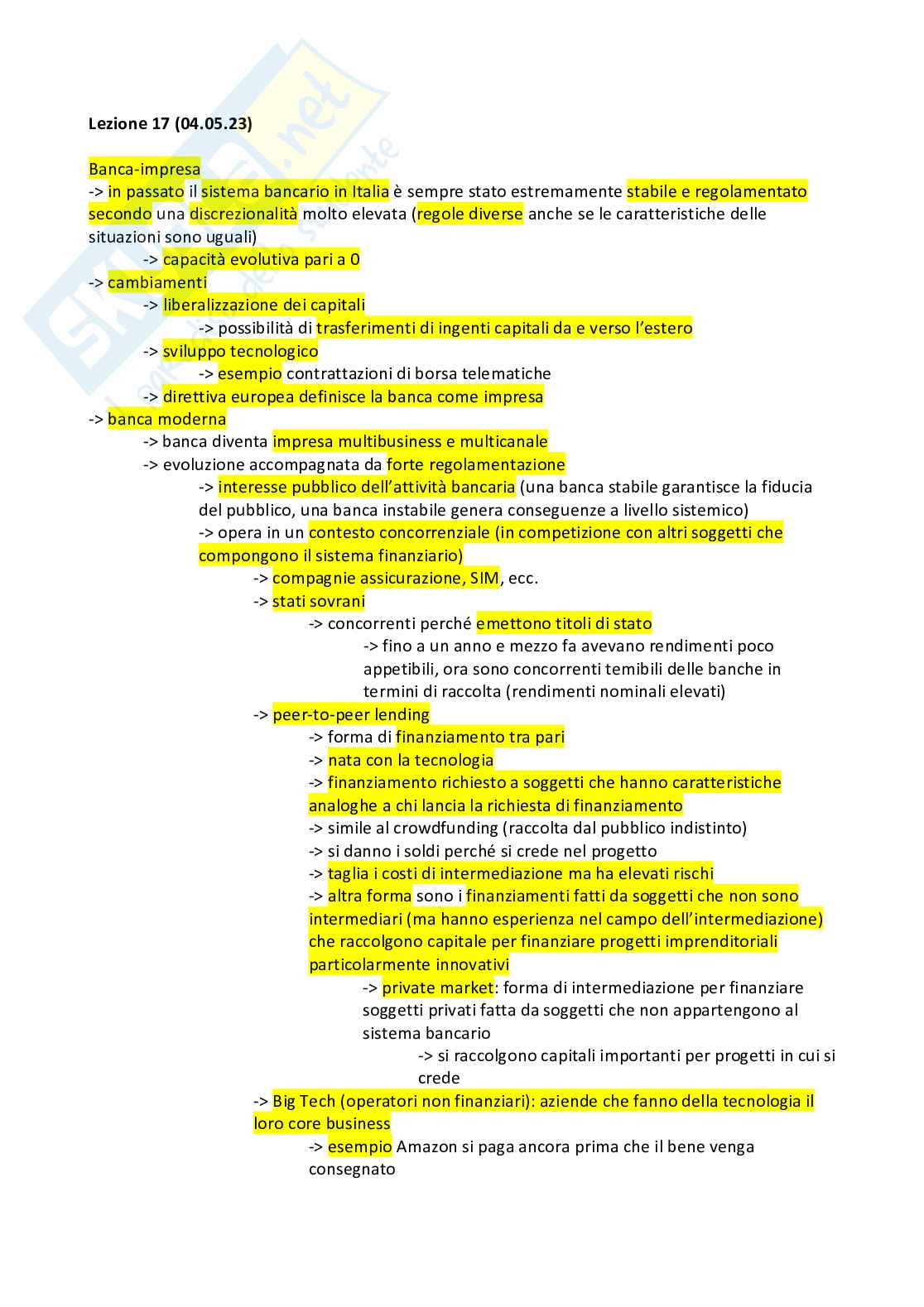 Appunti Economia e gestione della banca Pag. 51
