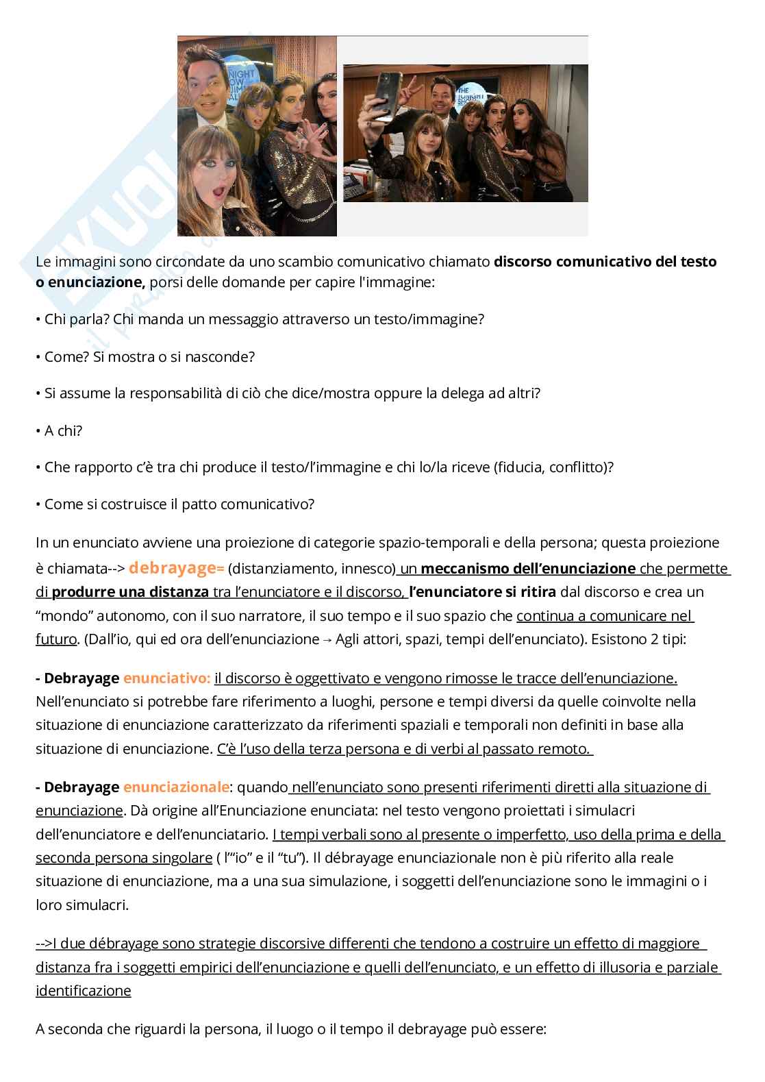 Riassunto esame Linguaggi e semiotica dei prodotti mediali, Prof. Cati Alice, libro consigliato Manuale di semiotica, Volli Pag. 26