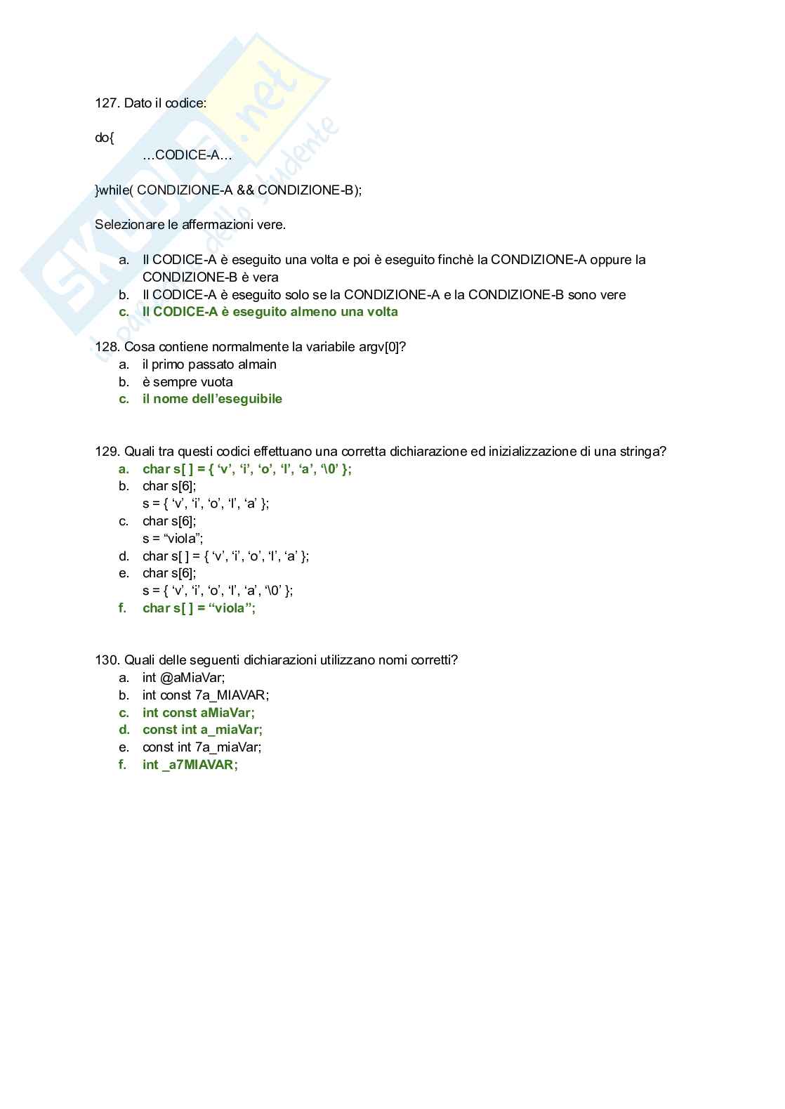 Quiz esame Informatica  Pag. 31