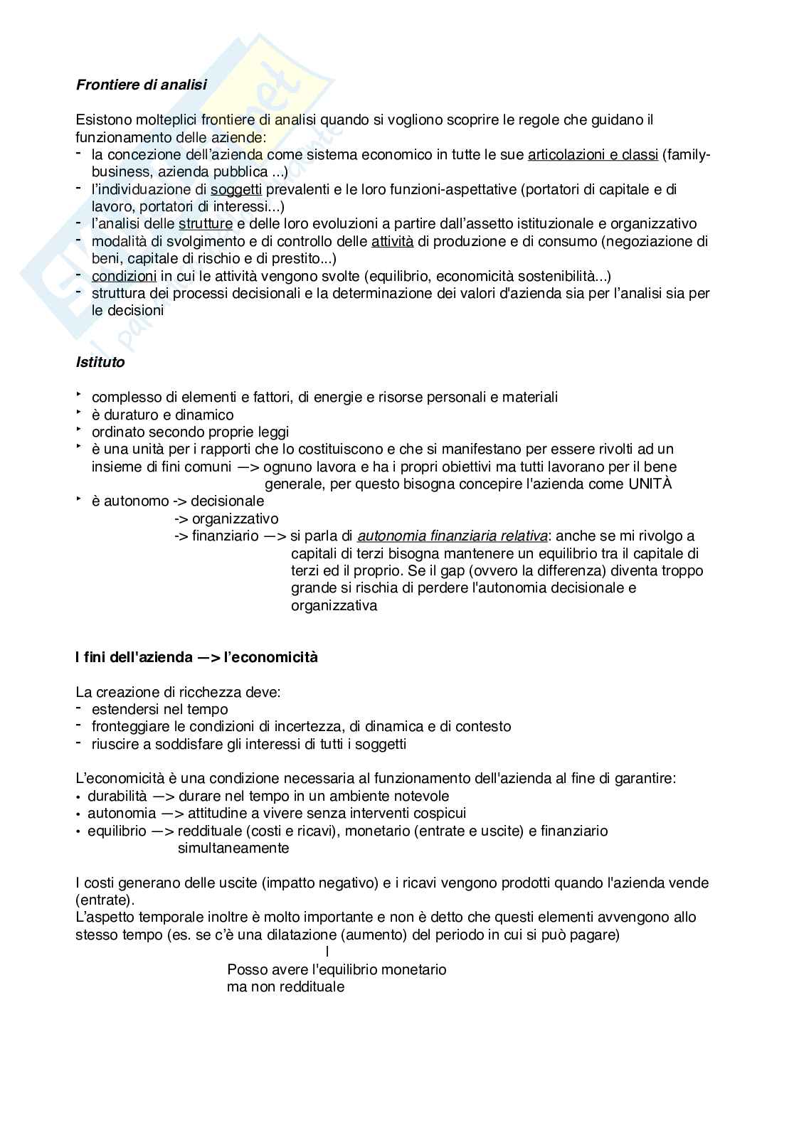 Economia aziendale Pag. 2